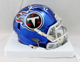 Jevon Kearse Autographed Tennessee Titans Chrome Mini Helmet - Beckett Auth *White