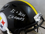 Brett Keisel Autographed Pittsburgh Steelers F/S Speed Helmet W/ Insc- JSA W Auth *White