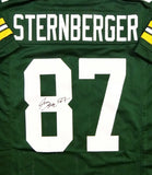Jace Sternberger Autographed Green Pro Style Jersey- JSA Witnessed Auth *8 Image 2
