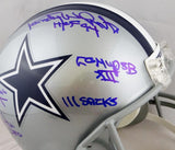Randy White Autographed Dallas Cowboys F/S Helmet W/ 5 Insc- JSA W Auth *Blue