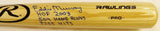 Eddie Murray Autographed Blonde Baseball Bat w/ 3 Insc - JSA W Auth *Blue