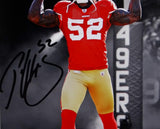 Patrick Willis Signed San Francisco 49ers 8x10 Spotlight PF Photo- Beckett Auth