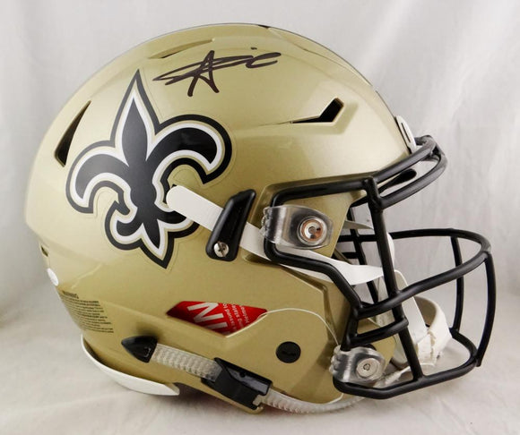 Alvin Kamara Autographed New Orleans Saints Full Size SpeedFlex Helmet- JSA W *Black