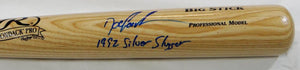 Doc Gooden Autographed Blonde Rawlings Big Stick Baseball Bat w/ Silver Slugger- JSA W Auth