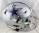 Deion Sanders Autographed Dallas Cowboys Full Size SpeedFlex Helmet w/ 2 Insc- Beckett Auth *Black