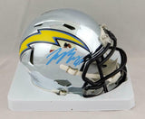 Joey Bosa Autographed Los Angeles Chargers Chrome Mini Helmet - JSA W Auth *Light Blue