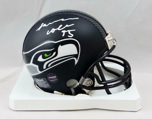 LJ Collier Autographed Seattle Seahawks Mini Helmet - Prova Auth *White