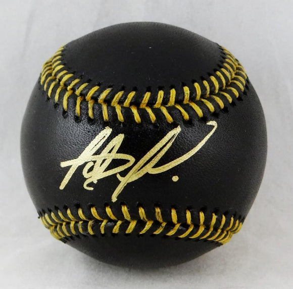 Fernando Tatis Jr Autographed Rawlings OML Black Baseball - JSA Auth