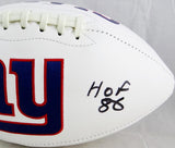 Fran Tarkenton Autographed New York Giants Logo Football w/ HOF- JSA W Auth
