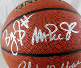 Abdul-Jabbar, Johnson, Worthy, Scott Autographed Official NBA Spalding Basketball - Beckett Auth