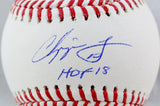 Chipper Jones Signed Rawlings OML Baseball w/ HOF - Beckett Auth