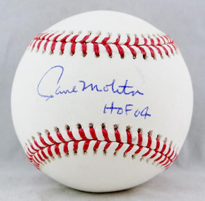 Paul Molitor Autographed Rawlings OML Baseball w/ HOF - Beckett Auth