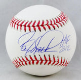 Barry Larkin Autographed Rawlings OML Baseball w/ HOF - Beckett Auth