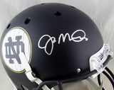 Joe Montana Autographed Notre Dame Alt Navy Schutt F/S Helmet- Beckett Auth *Silver