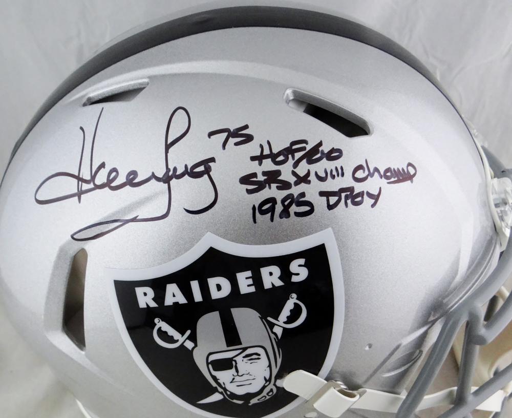 Howie Long Signed Raiders F/S Speed Authentic Helmet w/3 insc.-Beckett –  Super Sports Center