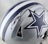 Deion Sanders Autographed Dallas Cowboys F/S SpeedFlex Helmet - Beckett Auth *Back