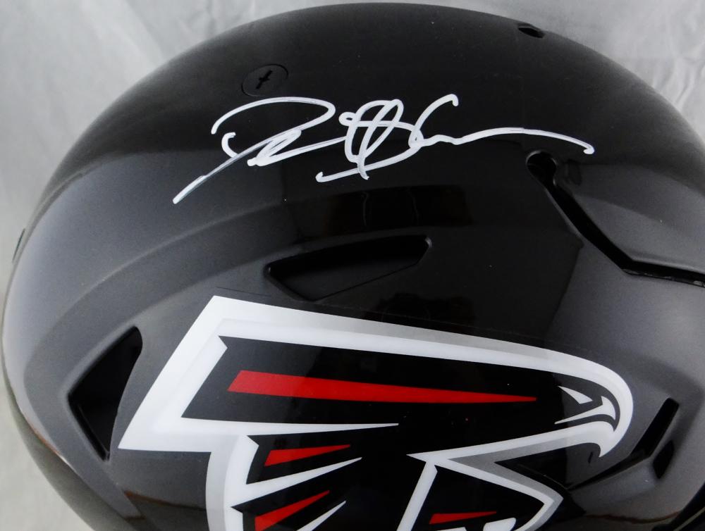 Deion Sanders Autographed Atlanta Falcons F/S Speed Flex Helmet- Becke –  The Jersey Source