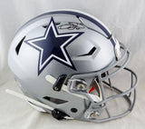 Emmitt Smith Autographed Dallas Cowboys Full Size SpeedFlex Helmet - Beckett Auth *Black