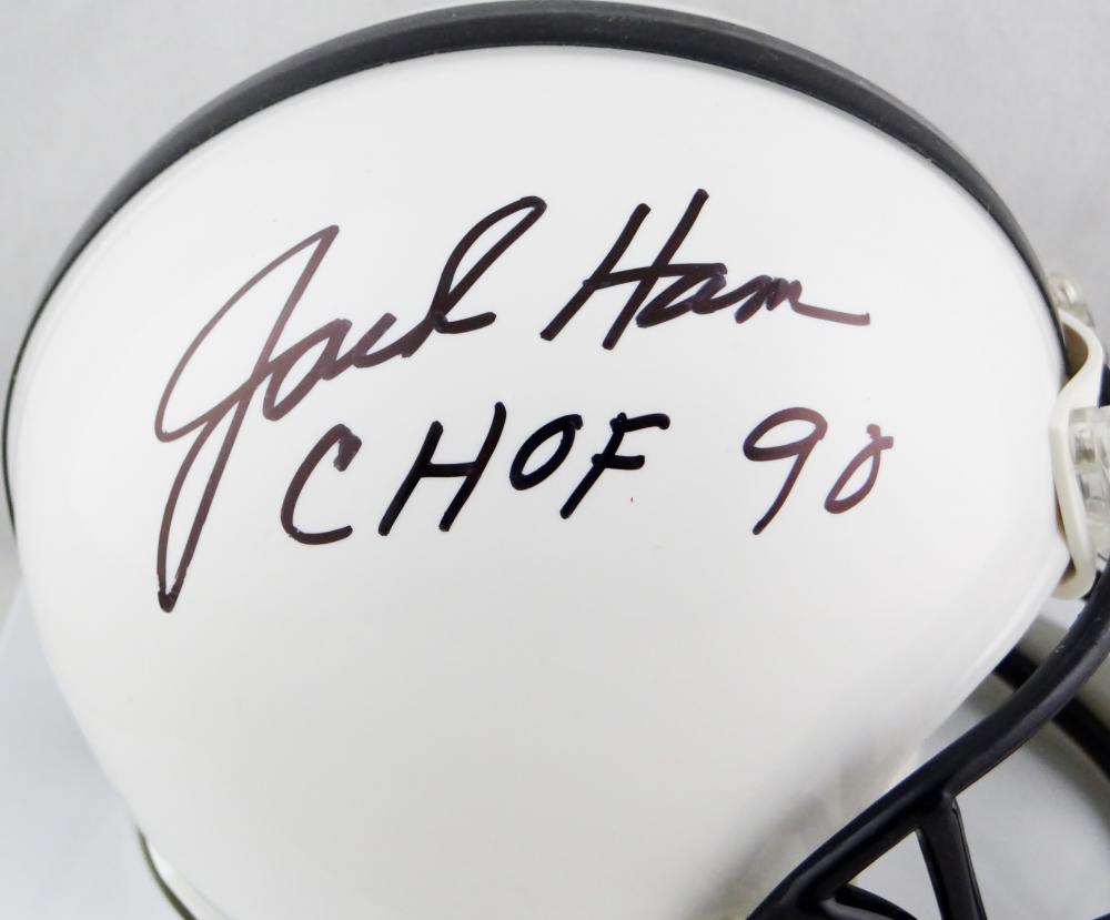 : Jack Ham Autographed Penn State Mini Riddell Helmet