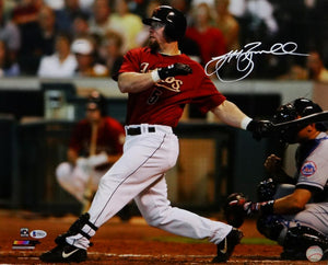 Jeff Bagwell Autographed Astros 16x20 Finishing Swing PF Photo - Beckett Auth *White
