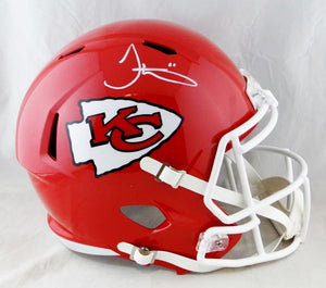 Tyreek Hill Autographed Kansas City Chiefs Full Size Speed Helmet- JSA W Auth *White