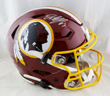 Dwayne Haskins Signed Washington Redskins F/S SpeedFlex Helmet - Beckett Auth *Silver