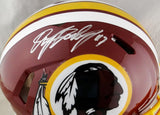 Dwayne Haskins Autographed Washington Redskins F/S Speed Authentic Helmet - Beckett Auth *Silver