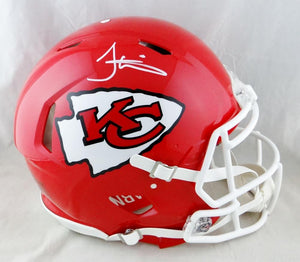 Tyreek Hill Autographed KC Chiefs F/S Speed Authentic Helmet - JSA W Auth *White