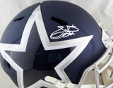 Emmitt Smith Autographed F/S Dallas Cowboys AMP Speed Helmet- PROVA Auth *White