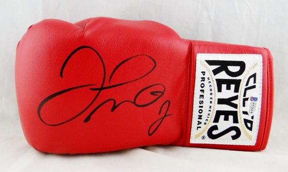Floyd Mayweather Autographed Red Cleto Reyes Boxing Glove - Beckett Authentic