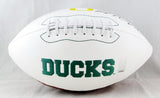 Marcus Mariota Autographed Oregon Ducks Logo Football - Mariota Holo Auth