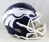 Champ Bailey Autographed Denver Broncos F/S AMP Speed Helmet w/HOF- JSA W Auth *White