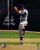 Nolan Ryan Autographed NY Mets 16X20 PF Pitching Photo w/ 69 WS Champs- AI Verified/Ryan Holo Auth *White