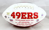Ricky Watters Autographed San Francisco 49ers Logo Football W/ Insc- Beckett Auth