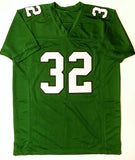 Ricky Watters Autographed Green Pro Style Jersey- Beckett Authenticated *Black