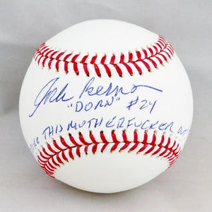 Corbin Bernsen Autographed Rawlings OML Baseball "Dorn" & STMFO- Beckett Auth  Image 1