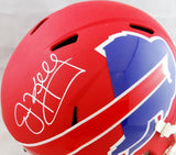 Jim Kelly Autographed Buffalo Bills F/S AMP Speed Helmet- JSA W Auth *White