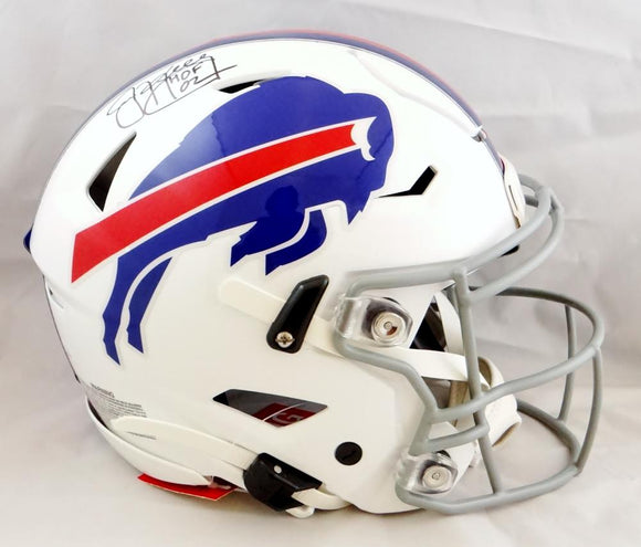 Jim Kelly Autographed Buffalo Bills F/S SpeedFlex Helmet W/ HOF- JSA W Auth *Black