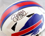Jim Kelly Autographed Buffalo Bills F/S SpeedFlex Helmet W/ HOF- JSA W Auth *Black