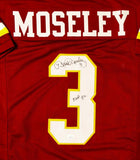 Mark Moseley Autographed Maroon Pro Style Jersey W/ 82 MVP- JSA  Auth *Split