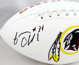 Gary Clark Autographed Washington Redskins Logo Football w/10856 Receiving Yards- JSA W Auth