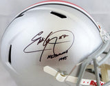 Eddie George Autographed Ohio State F/S Speed Helmet w/Heisman- Beckett Auth