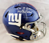 Lawrence Taylor Autographed New York Giants F/S SpeedFlex Helmet w/ Insc - JSA W Auth