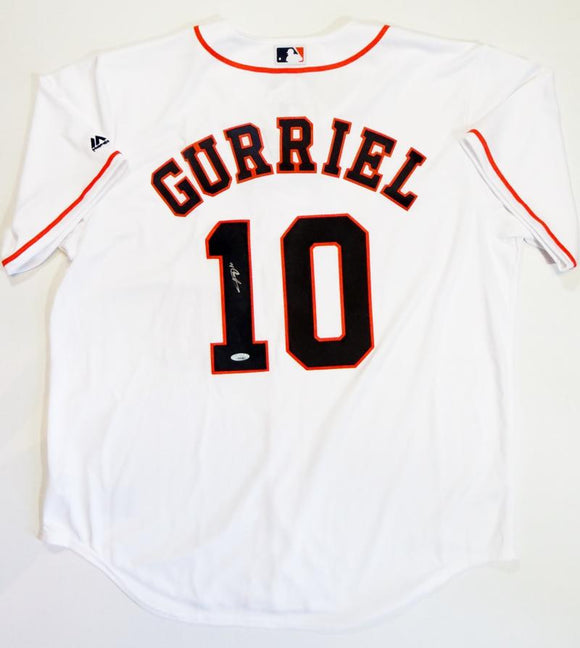 Yuli Gurriel Autographed Houston Astros White Jersey - Tristar Auth *1 –  The Jersey Source