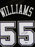 Jason Williams Autographed Black Jersey- Beckett Auth *R5