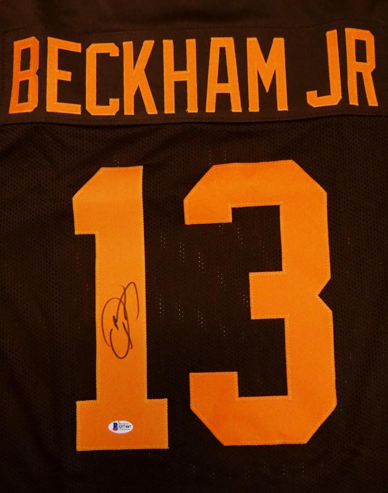 Odell Beckham Jr Signed Cleveland Browns Jersey (Beckett Hologram