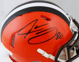 Jarvis Landry Autographed Cleveland Browns Speed Mini Helmet- JSA W Auth *Black