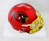 Kyler Murray Autographed Arizona Cardinals Blaze Mini Helmet- Beckett Auth *White