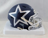Dak Prescott Autographed Dallas Cowboys AMP Speed Mini Helmet- Beckett Auth *White