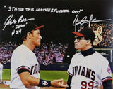 Charlie Sheen/Corbin Bernsen Autographed 11x14 Major League Photo- Beckett Auth *